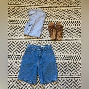 Eddie Bauer Blue Denim Shorts